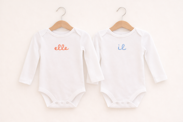 Body Elle ou Il personnalisé